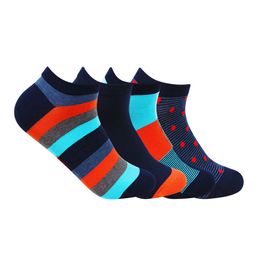 Bonjour Men Pack Of 4 Multicoloured Ankle-Length Socks-6