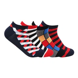 Bonjour Men Pack Of 4 Assorted Ankle-Length Socks-24
