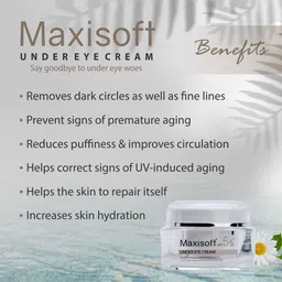 Maxisoft Set Of 4 Under Eye Cream with Soy Peptide & Hyaluronic Acid - 30g each image 2