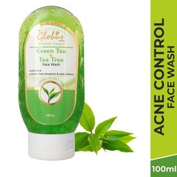 Globus Remedies Set of 5 Blemish Control Green Tea & Tea Tree Face Wash - 100 ml Each image 2