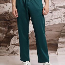 HIGHLANDER Men Green Mid-Rise Track Pant-image-11