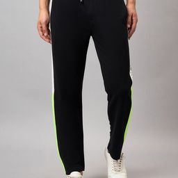 Club York Men Colorblocked Cotton Track Pants-image-93