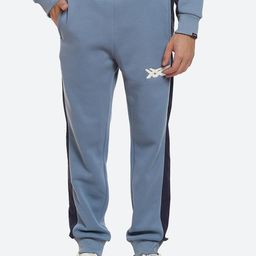 ASICS Men Grey Solid French Terry Cotton M BRUSHED FRENCH Walking Track Pants With Side Stripes-image-7