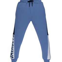 Status Quo Boys Blue Printed Cotton Joggers-picture-27