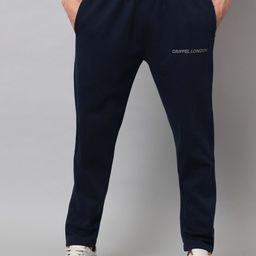GRIFFEL Men Mid-Rise Fleece Track Pant-image-97