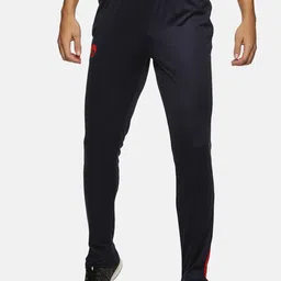 Omtex Men Navy Blue Solid Track Pants-image-57