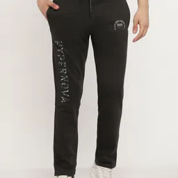Octave Men Olive Green Solid Cotton Track Pants-image-98