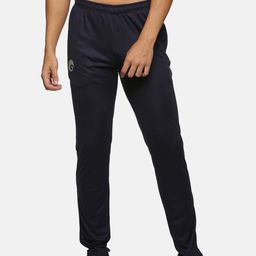 Omtex Men Navy Blue Solid Track Pants-image-21