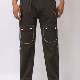 BUFFARO Men Cotton Mid-Rise Track Pants-image-26
