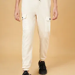 Ajile by Pantaloons Men Slim-Fit Training or Gym Cotton Joggers-image-53