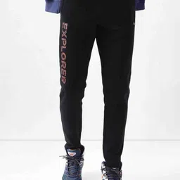 Wildcraft Men Typography Printed Anti Odour Cotton Track Pants-image-64
