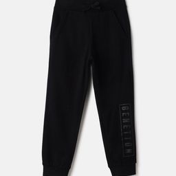 United Colors of Benetton Boys Regular Fit Mid Rise Pure Cotton Joggers-image-14