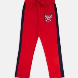 Pantaloons Junior Boys Solid Cotton Regular Fit Track Pants-image-91
