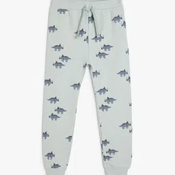 Koton Boys Cartoon Characters Printed Pure Cotton Mid Rise Joggers-image-57