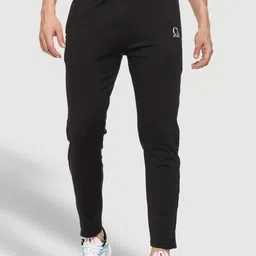 CL SPORT Men Black Solid Rapid Dry Sports Track Pant-10