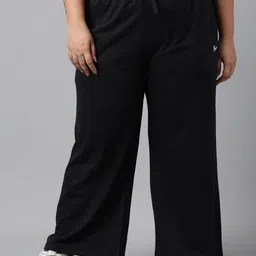 MKH Women Plus Size Wide Leg Track Pants-image-18