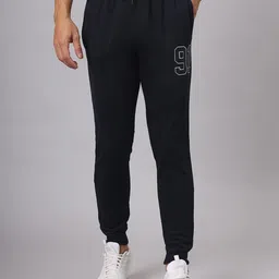 HERE&NOW Men Mid Rise Regular Fit Joggers-image-16