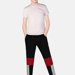 Gini and Jony Boys Colourblocked Cotton Track Pants-image-8