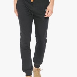Status Quo Men Black Solid Joggers-image-75