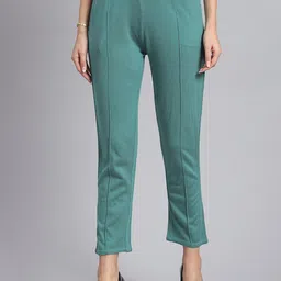 Monte Carlo Women Self Design Trouser-image-55