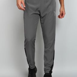 YUNEK Men Colourblocked Mid Rise Regular Fit Joggers-picture-12
