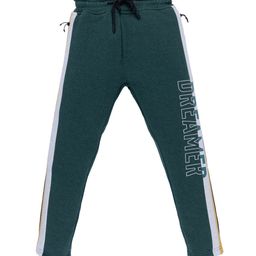 Status Quo Boys Green Printed Track Pants-image-28