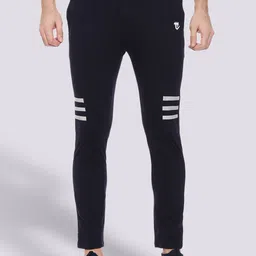 Mark Leute Men Navy Blue Solid Track Pants-image-47