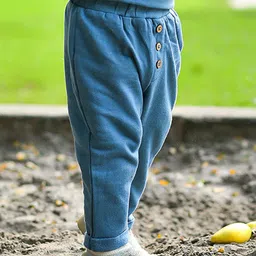 MiArcus Kids Solid Cotton Regular Fit Track Pants-image-13