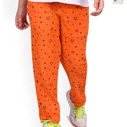 BAESD Girls Pack Of 2 Printed Pure Cotton Mid Rise Track Pants-picture-6