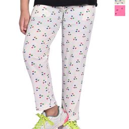BAESD Girls Pack Of 3 Printed Pure Cotton Mid Rise Track Pants-picture-42