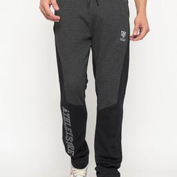 Duke Men Colour Blocked Cotton Mid Rise Track Pants-image-31