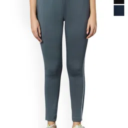 Omtex Women Pack Of 3 Mid Rise Track Pants-image-32