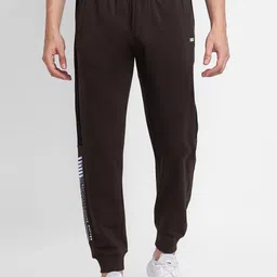 SPYKAR Men Olive-Green Solid Slim-Fit Track Pants-image-71
