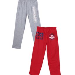 Fashionable Boys Pack Of 2 Printed Relax-Fit Pure Cotton Track Pants-image-99