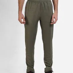 Wildcraft Men Olive Green Solid Cotton Track Pants-image-62