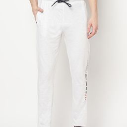Octave Men White Solid Cotton Track Pants-picture-36