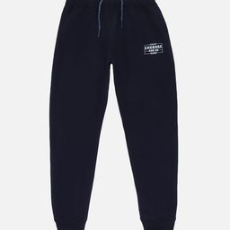 DYCA Boys Navy Blue Printed Cotton Regular-Fit Track Pants-image-89