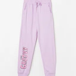 Fame Forever by Lifestyle Girls Typography Printed Pure Cotton Jogger-picture-45
