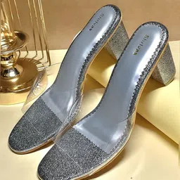 SHRIVAS BY ARCHITA MEHTA Embellished Open Toe Block Heels-27