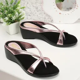madam glorious Textured Open Toe Comfort Heels-picture-17