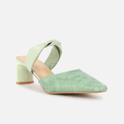 Allen Solly Woman Textured  Pointed Toe Block Heels-13