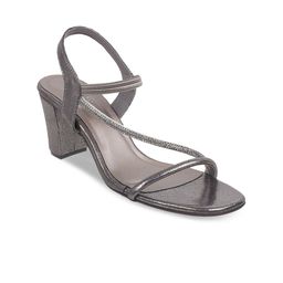 Metro Embellished Open Toe Block Heels With Backstrap-4