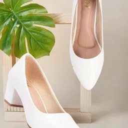 Colo Pointed Toe Block Pumps-picture-41