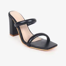 AXIUM Open Toe Block Heels-1
