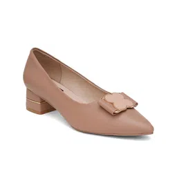 Sherrif Shoes Pointed Toe Block Pumps image 2