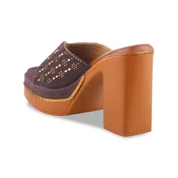 Try Me Embellished Open Toe Platform Heels image 2