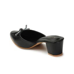 ICONICS Pointed Toe Block Mules With Bows image 5