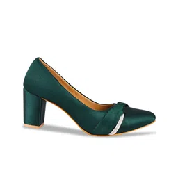 Try Me Pointed Toe Block Heeled Pumps image 5