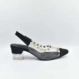 SHRIVAS BY ARCHITA MEHTA Embellished Pointed Toe Block Heels image 2
