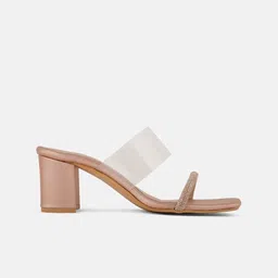 DressBerry Open Toe Block Heels image 5